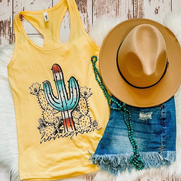 ladies western tank - Homegrown Cactus - Picture 1 of 2